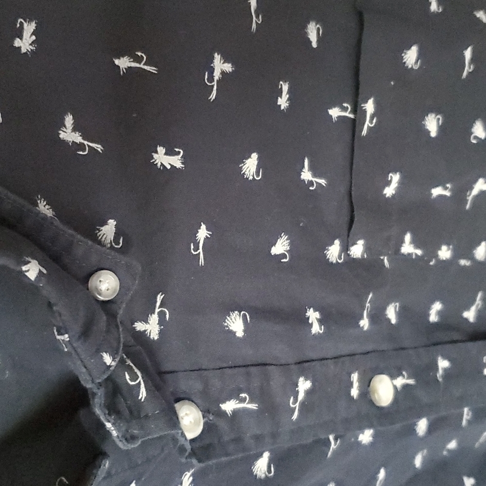 Eddie Bauer fly fishing short sleeve shirt - Picture 3 of 7